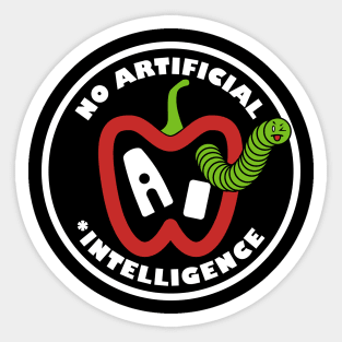 No Ai Art Sticker